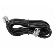 Przyłącze telefoniczne wtyk - wtyk, 1.5m, białe, proste. - TELE-4191 / LX9113P 1.5B